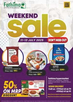 Weekend Sale In Fathima Hypermarket Thrissur