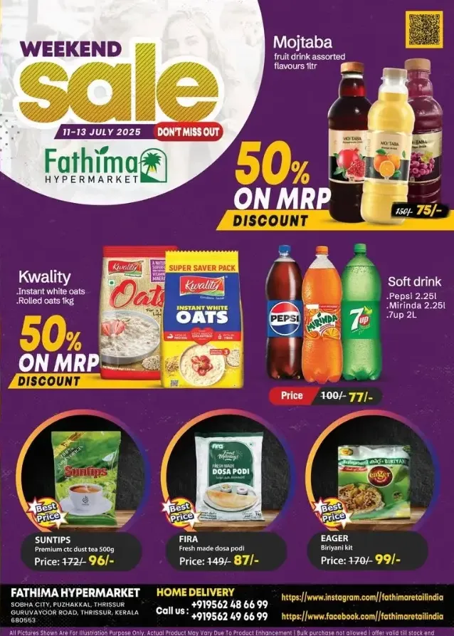 Weekend Sale In Fathima Hypermarket undefined