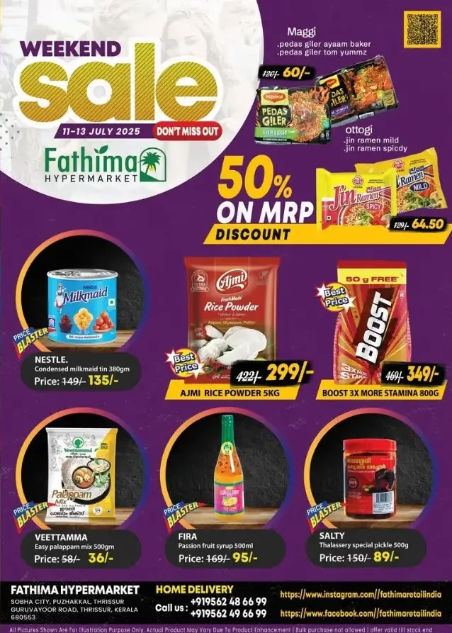 Weekend Sale In Fathima Hypermarket undefined