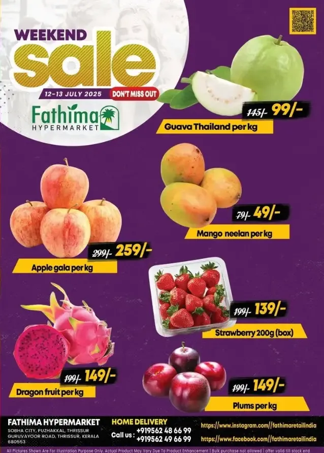 Weekend Sale In Fathima Hypermarket undefined