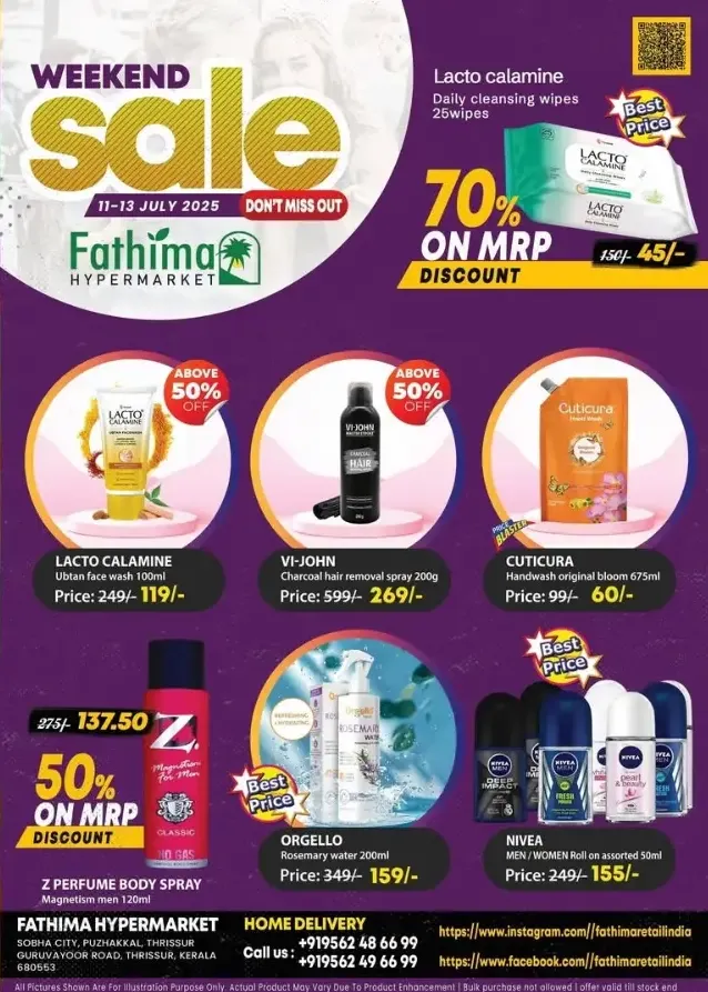 Weekend Sale In Fathima Hypermarket undefined