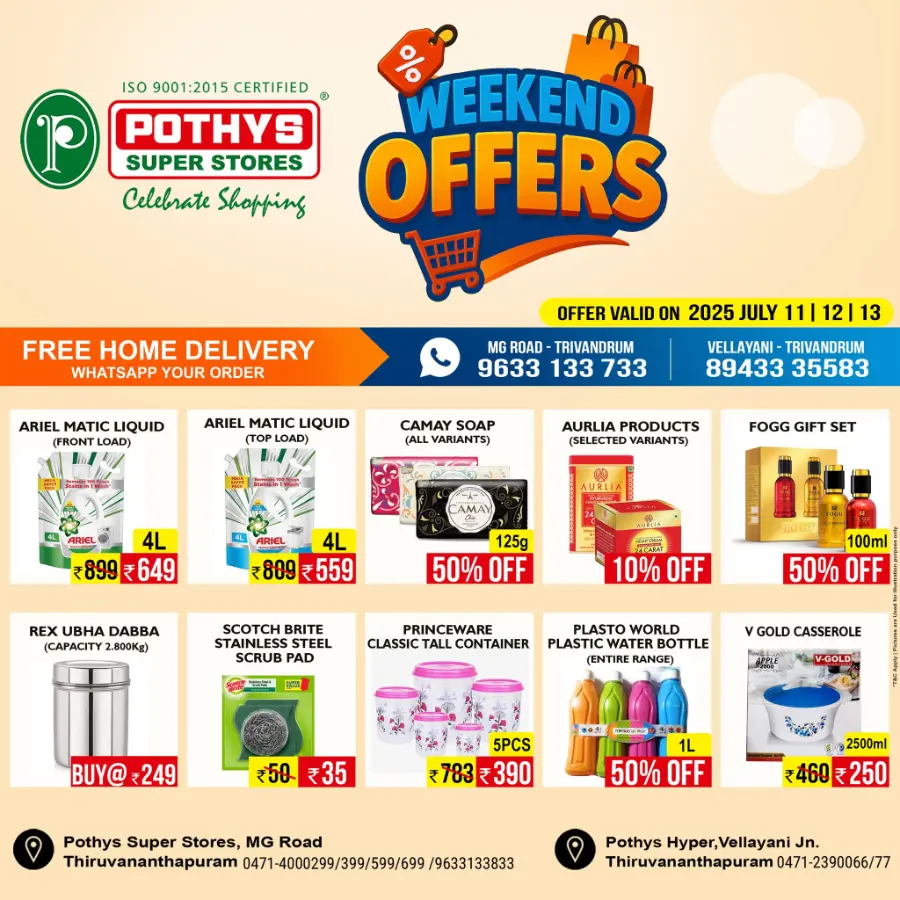 Weekend offer In Pothys Superstores undefined