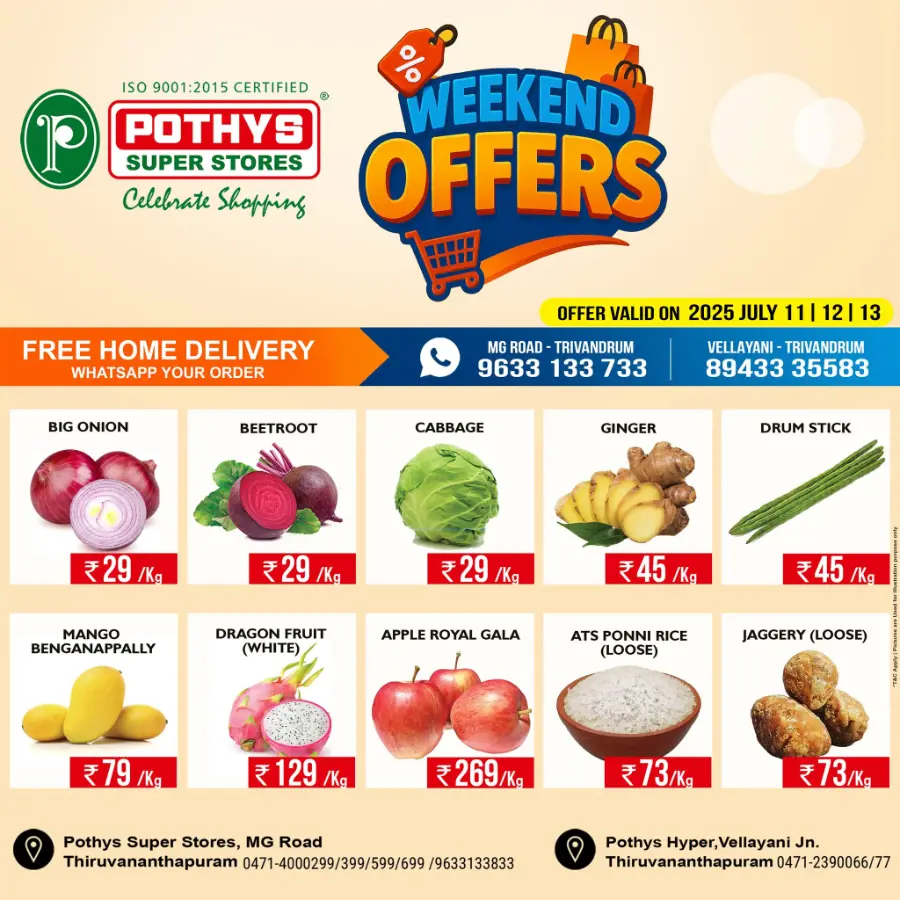 Weekend offer In Pothys Superstores undefined