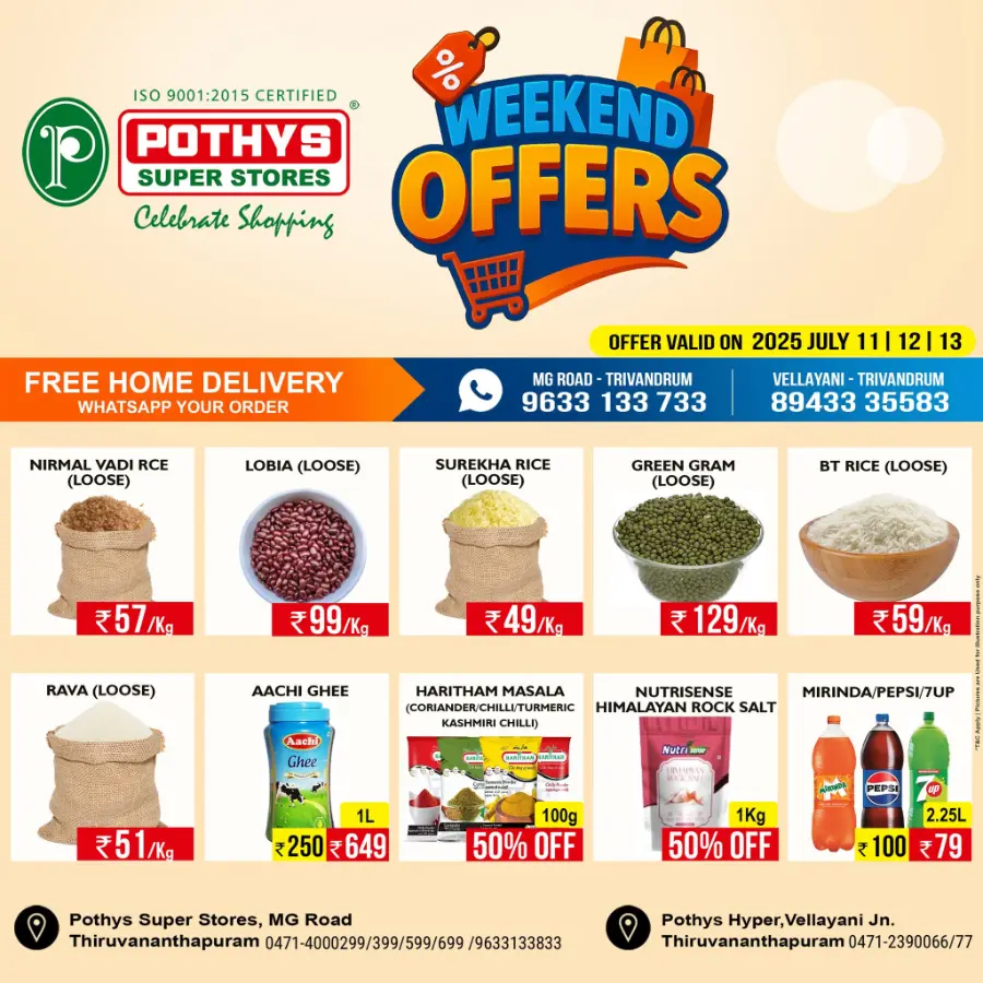 Weekend offer In Pothys Superstores undefined
