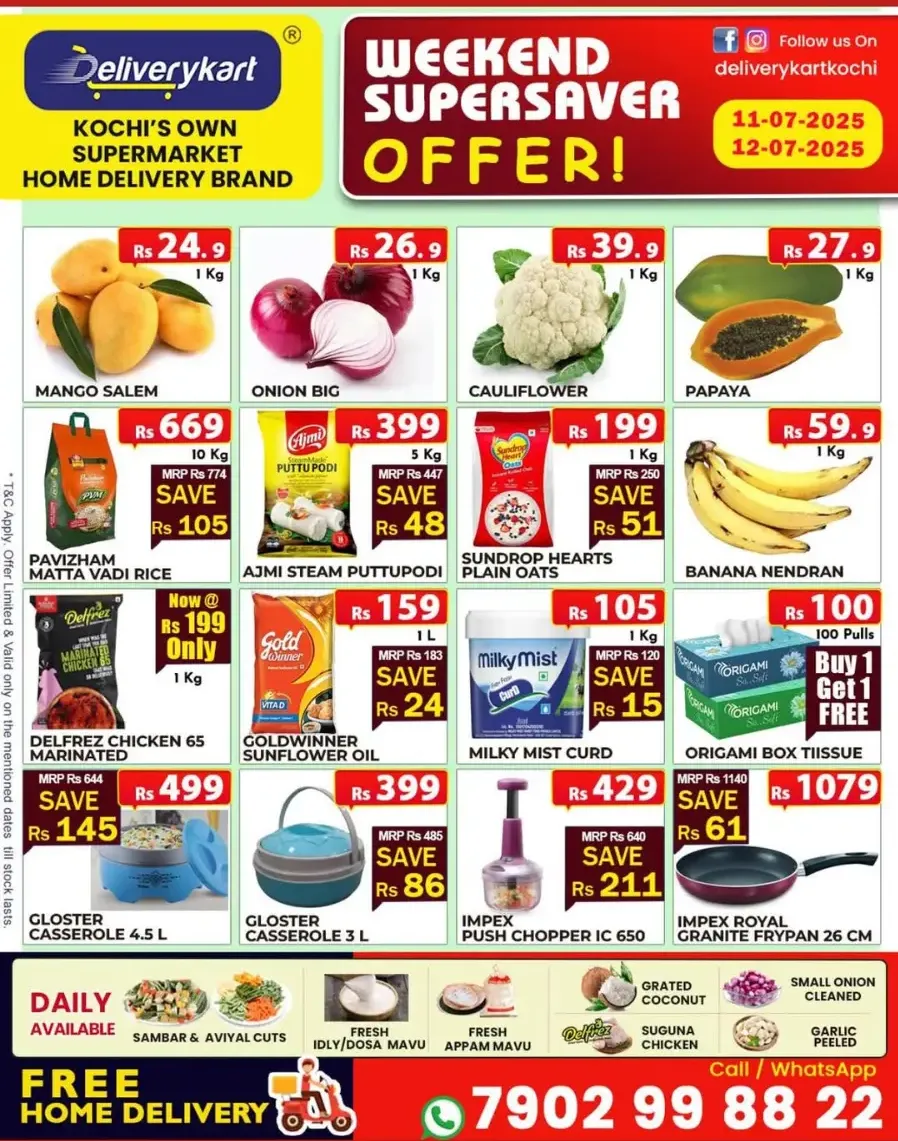 Weekend Super Saver In Deliverykart Ernakulam