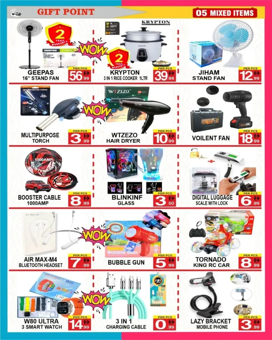 Wow Offer In Gift Point Department Store Dubai