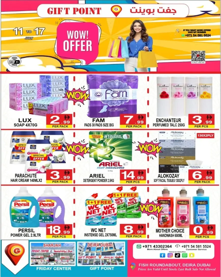 Wow Offer In Gift Point Department Store Dubai