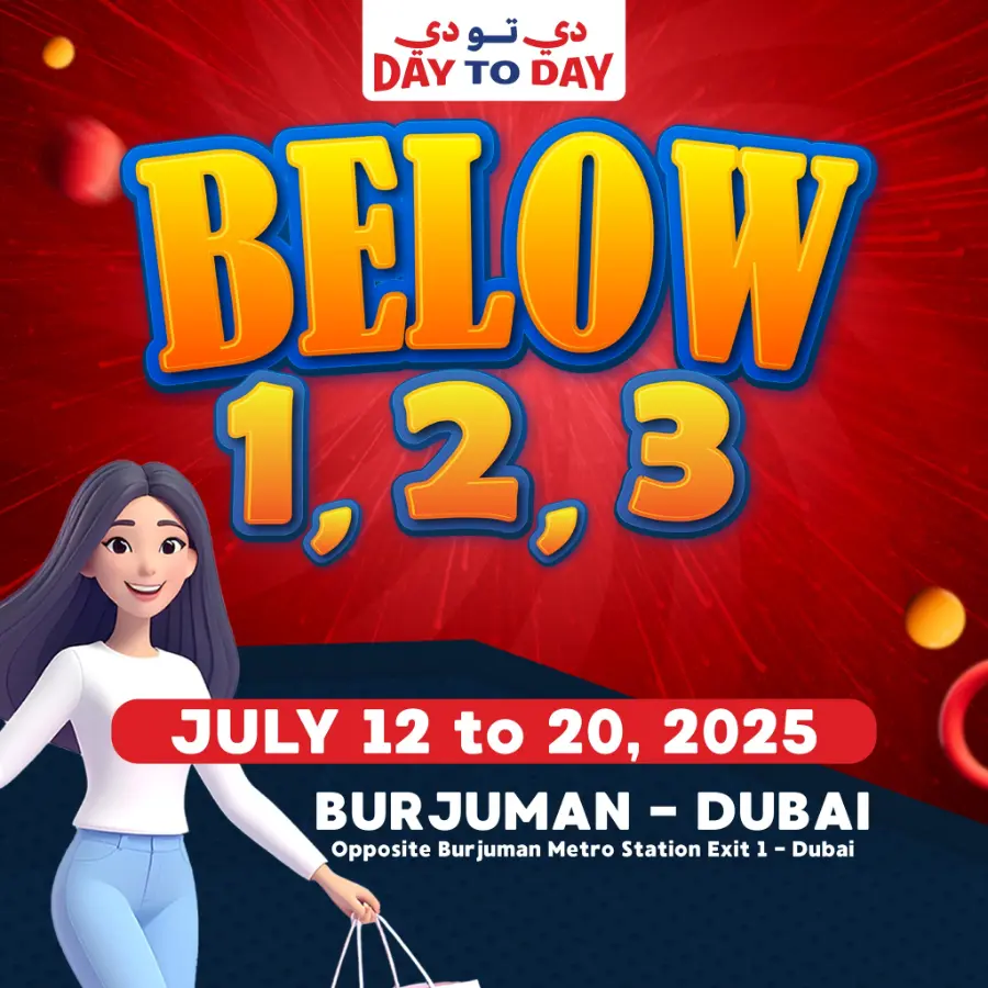 Below 1 , 2 , 3 In Day to Day undefined