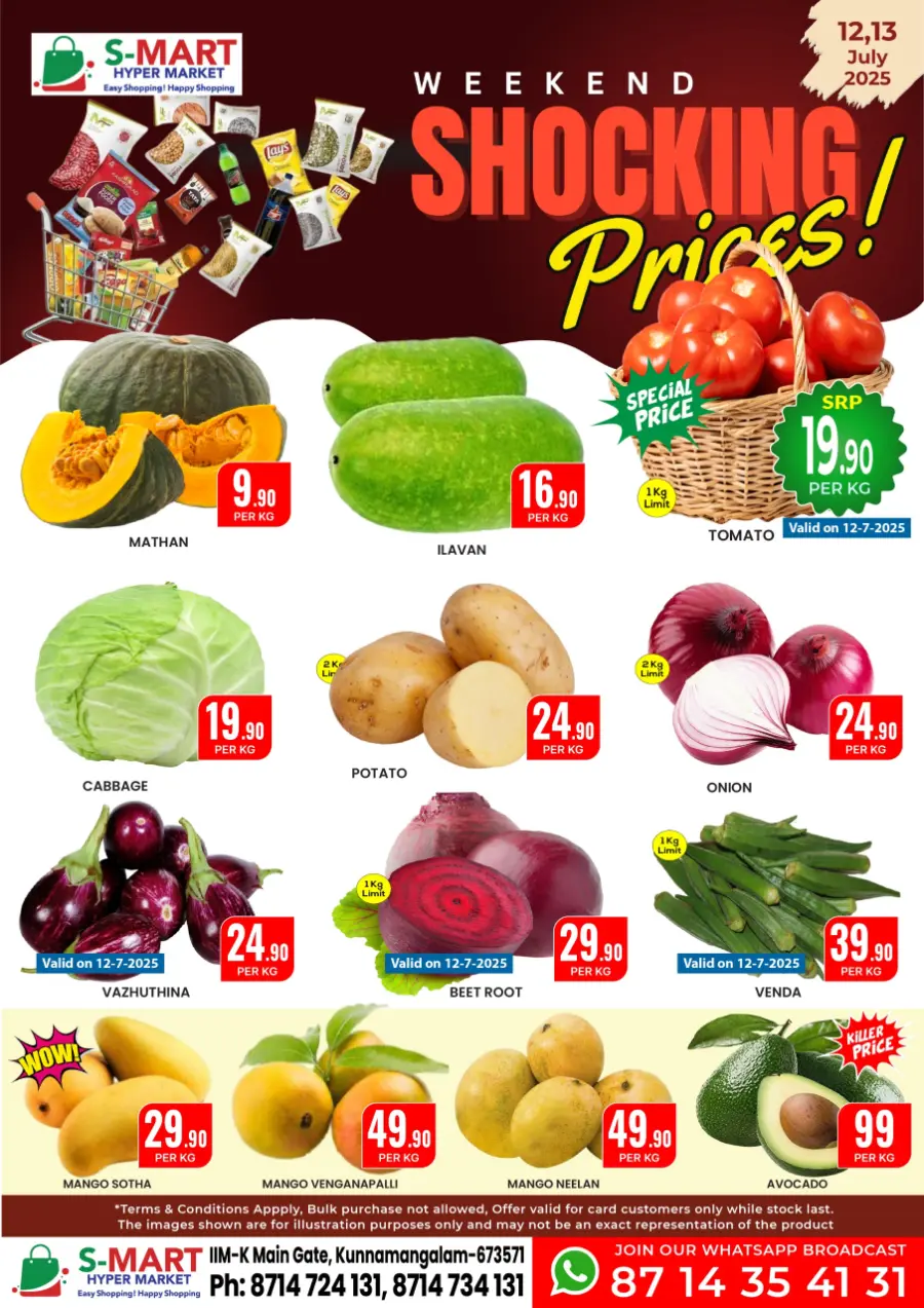 Weekend Shocking Prices In S-Mart Hypermarket undefined