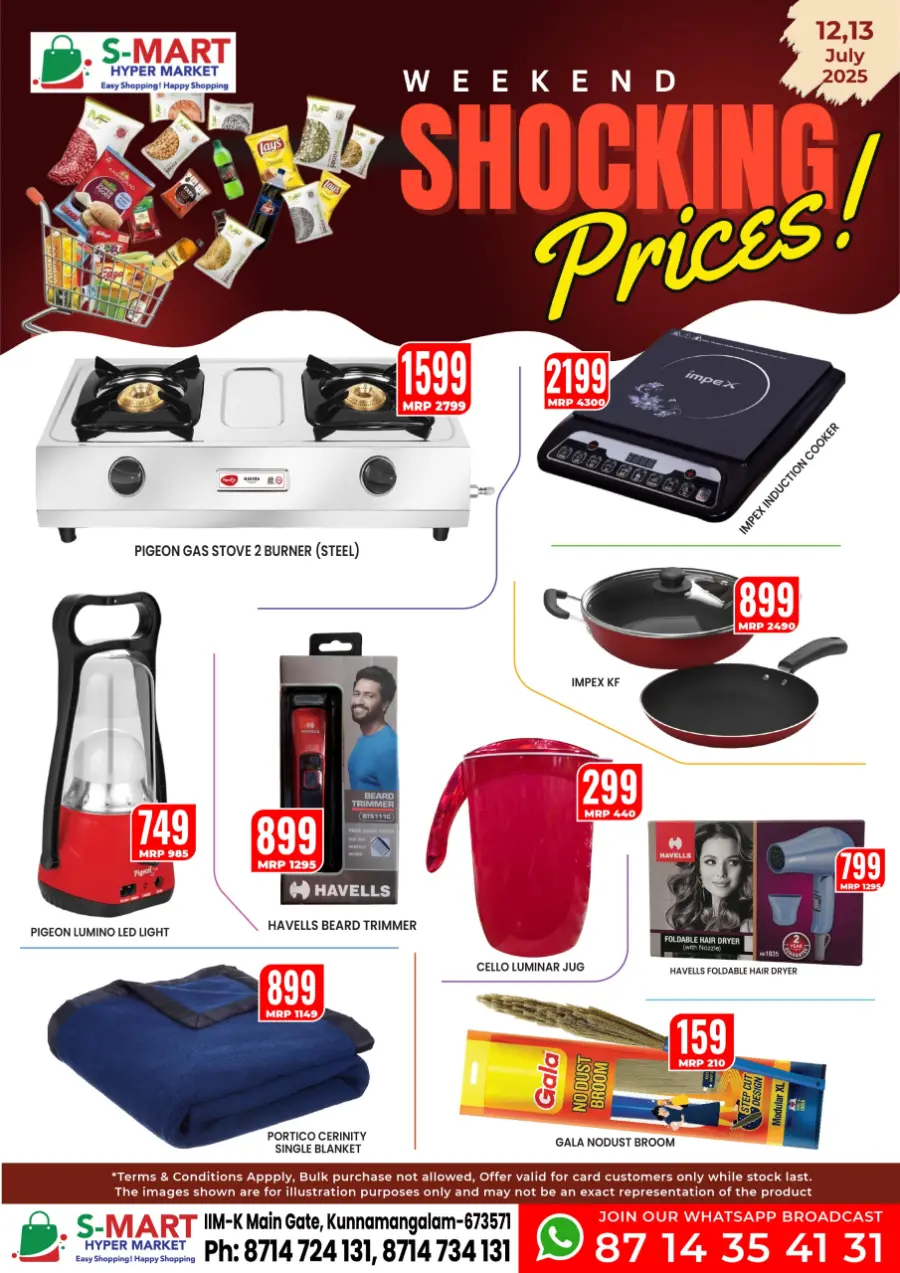Weekend Shocking Prices In S-Mart Hypermarket undefined