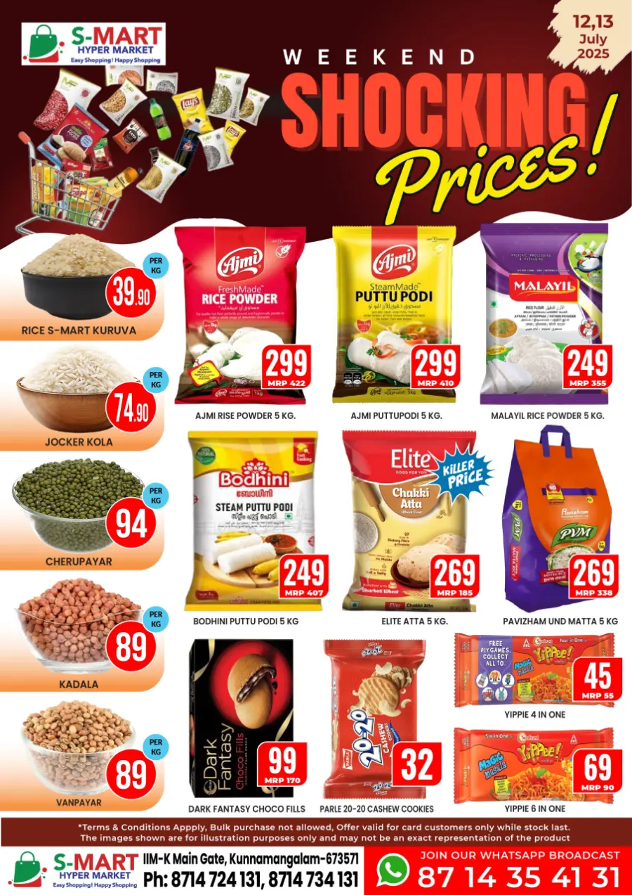 Weekend Shocking Prices In S-Mart Hypermarket undefined