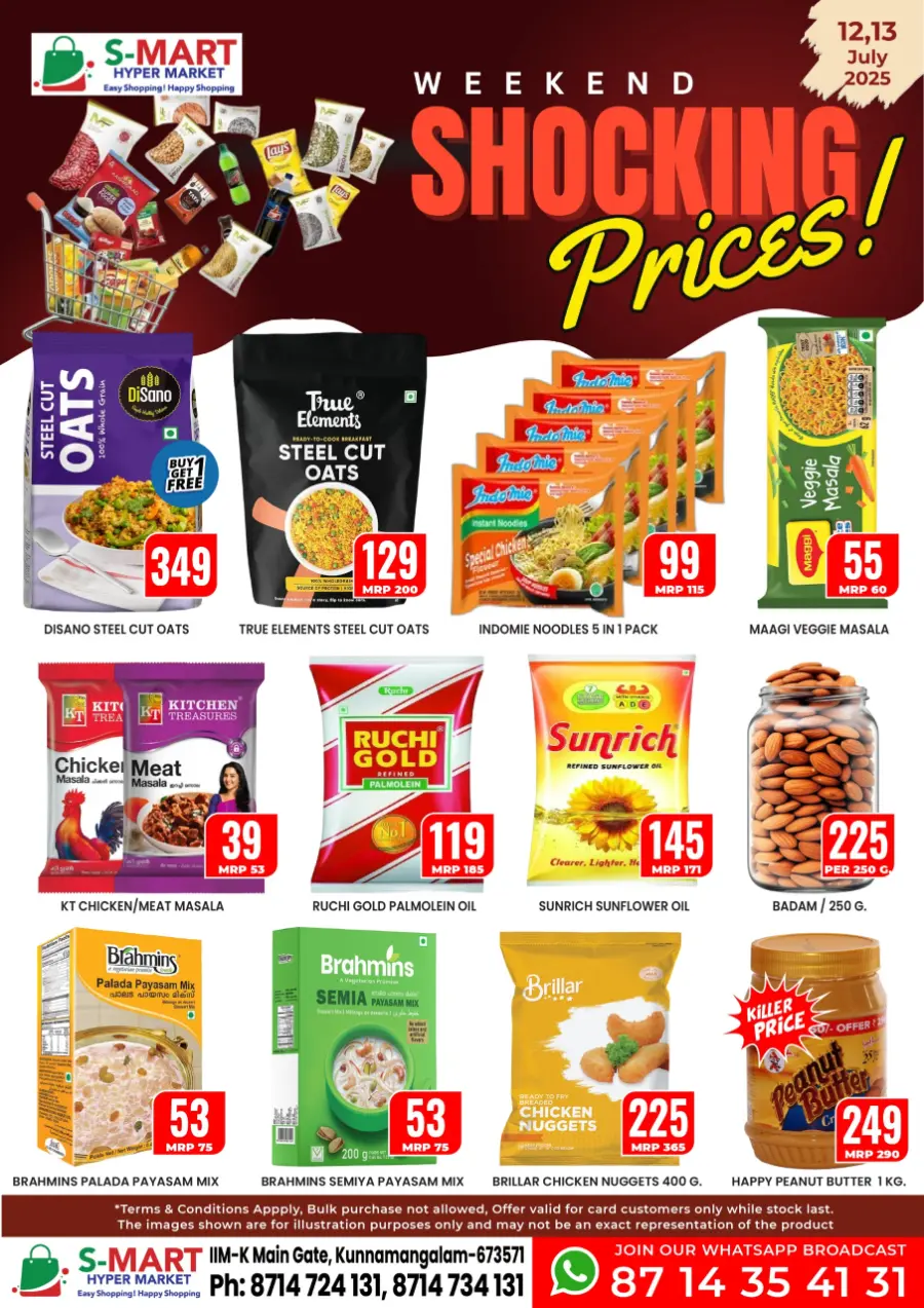 Weekend Shocking Prices In S-Mart Hypermarket undefined