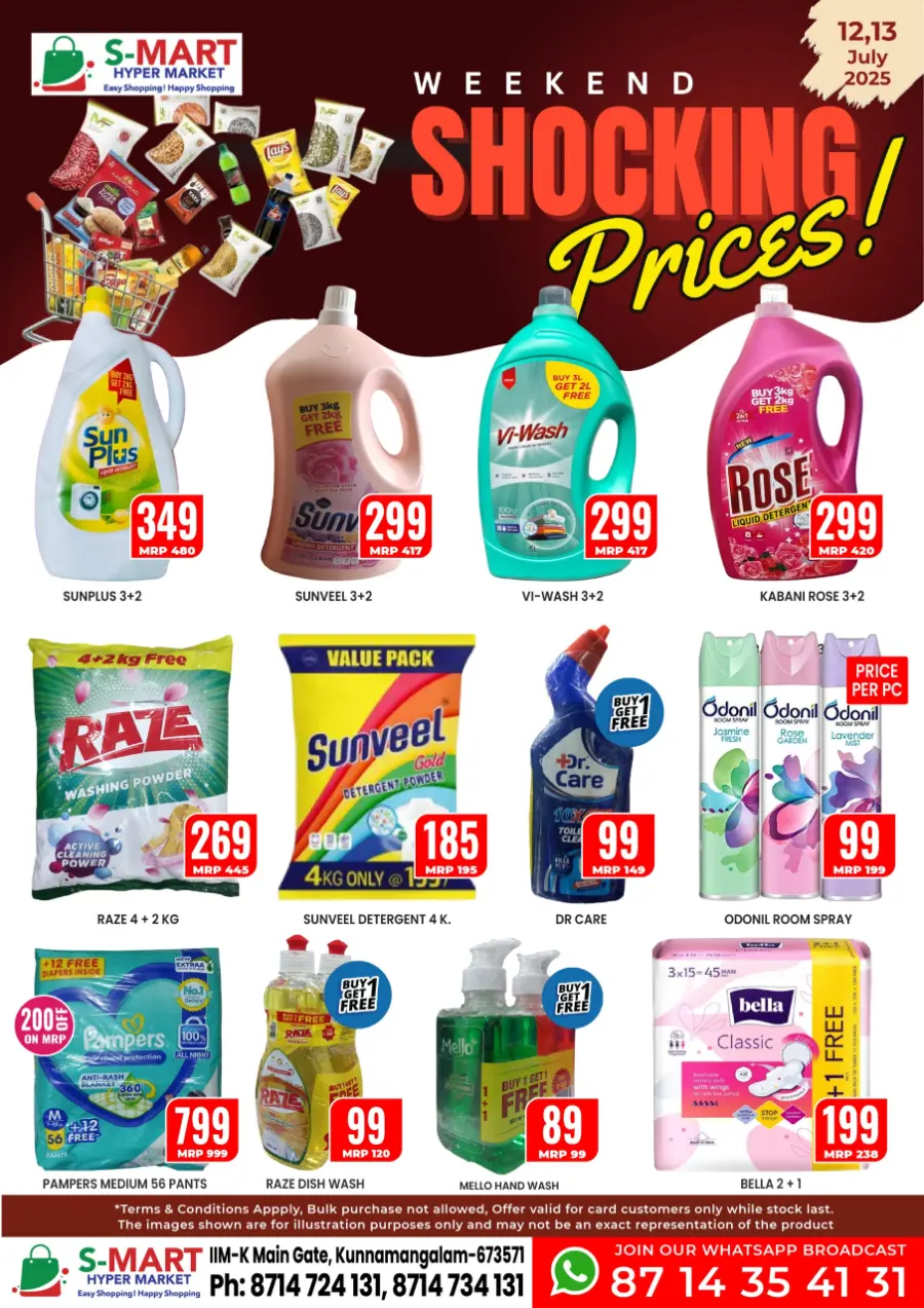 Weekend Shocking Prices In S-Mart Hypermarket undefined