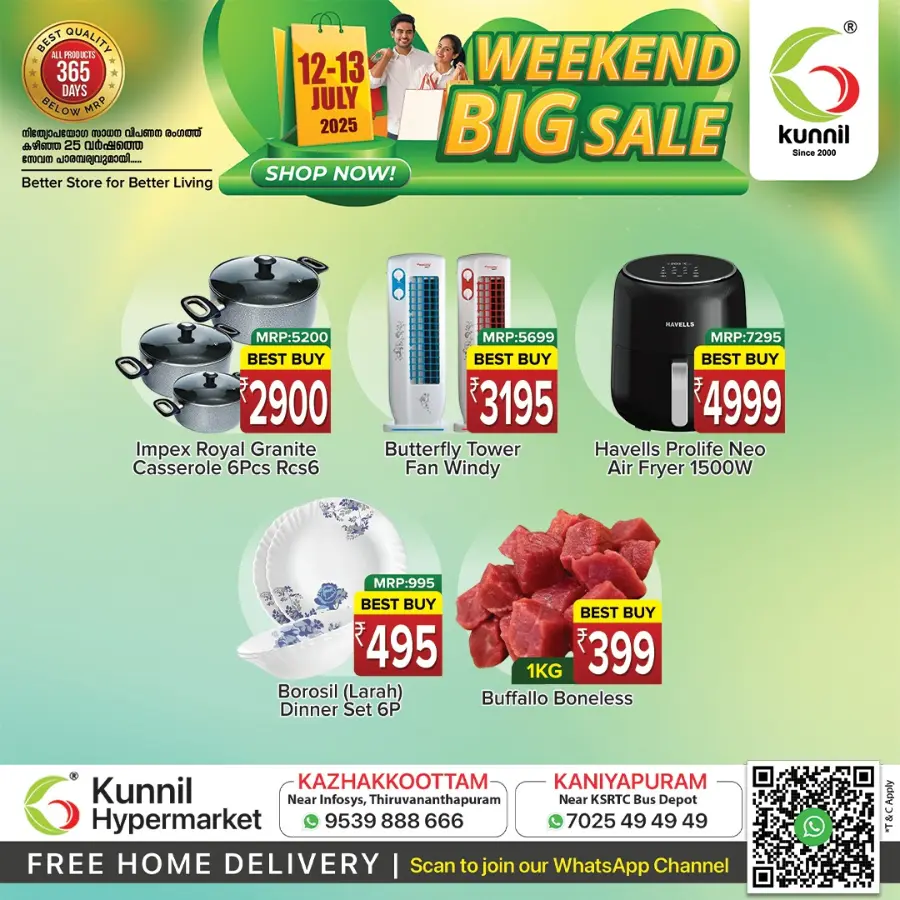 Weekend Big Sale In Kunnil Hypermarket undefined