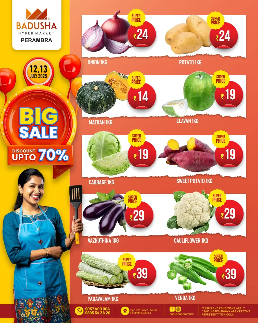 Big Sale  Discount 70 % Off In Badusha Hypermarket Calicut