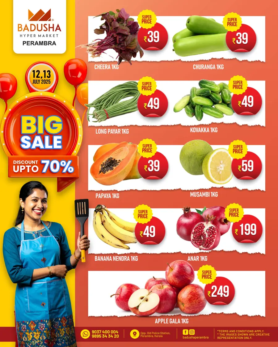Big Sale  Discount 70 % Off In Badusha Hypermarket Calicut