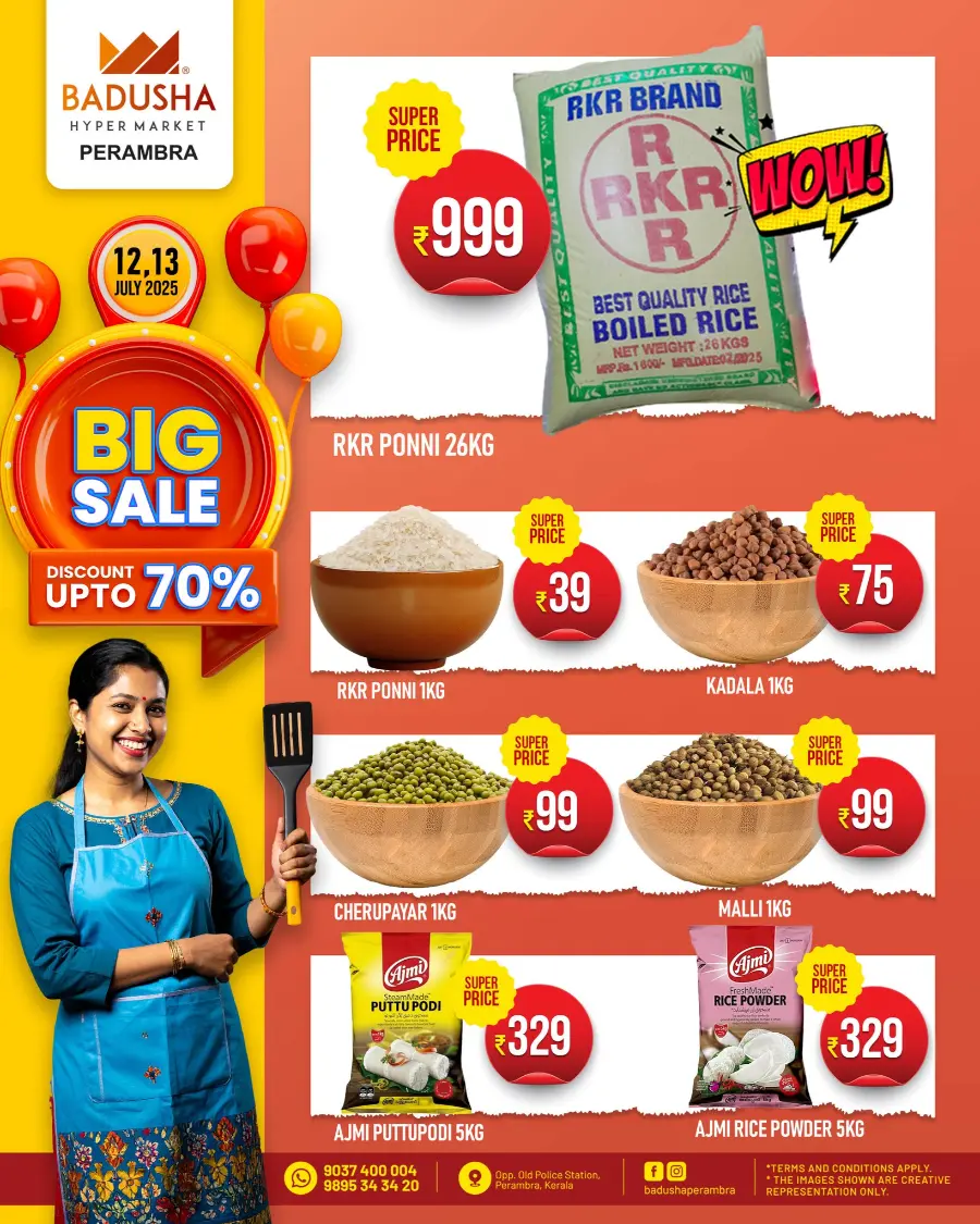 Big Sale  Discount 70 % Off In Badusha Hypermarket Calicut