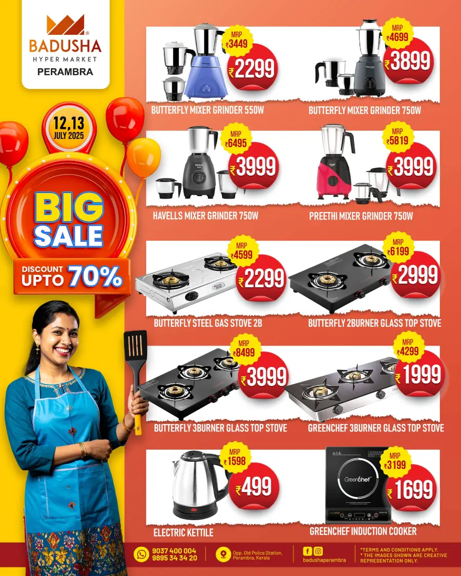 Big Sale  Discount 70 % Off In Badusha Hypermarket Calicut