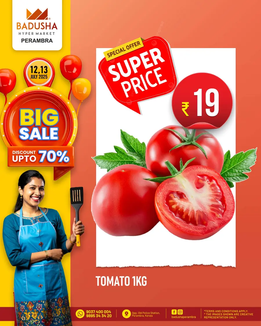 Big Sale  Discount 70 % Off In Badusha Hypermarket Calicut