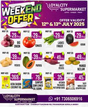 Weekend offer In Loyalcity Supermarket Trivandrum