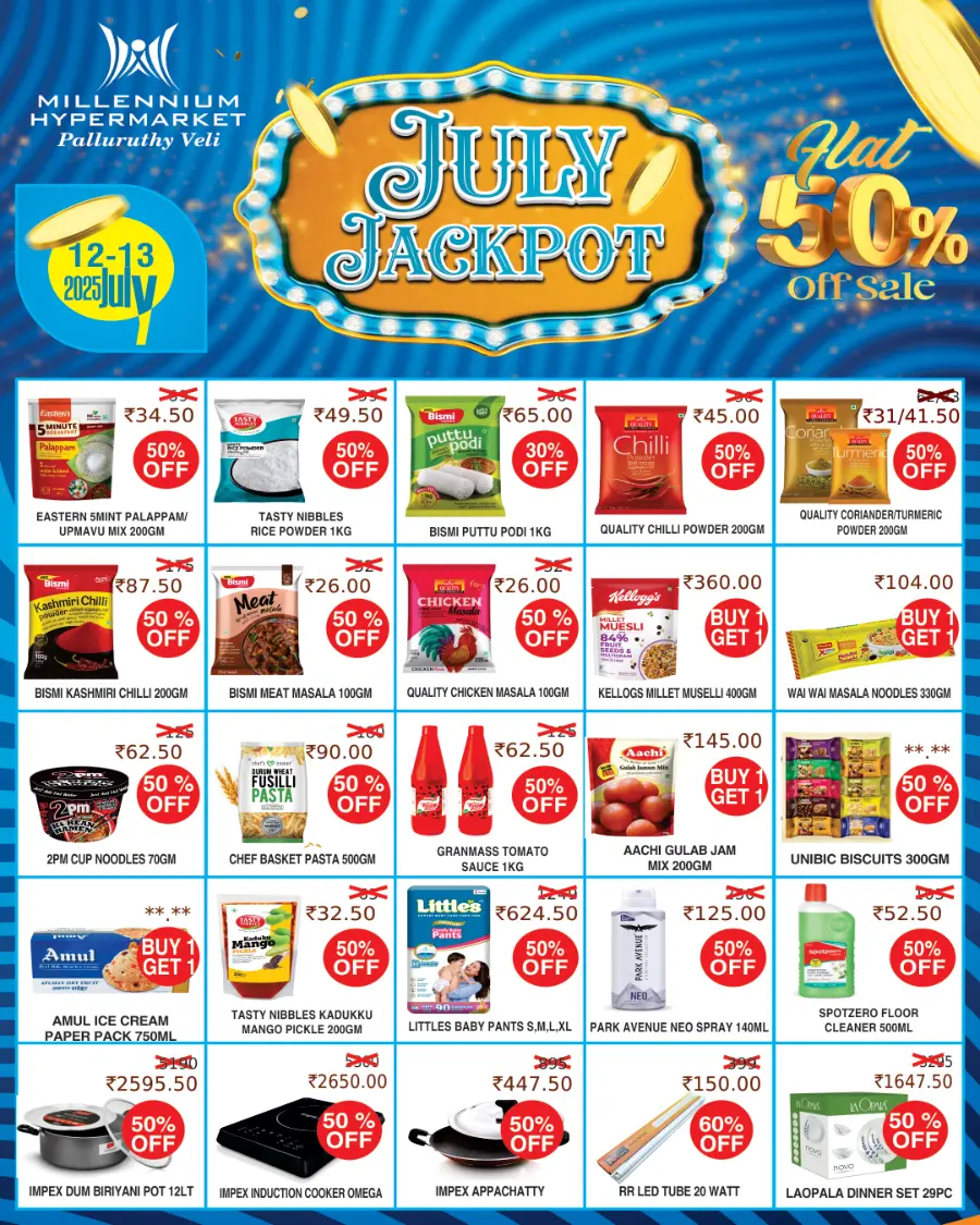July Jackpot In Millennium Hypermarket Ernakulam