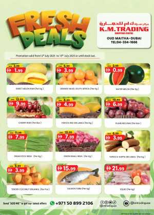 Fresh Deal In K.M Trading Dubai
