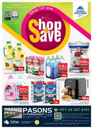 Shop & Save – Weekend Exclusive Offers! In Pasons Dubai