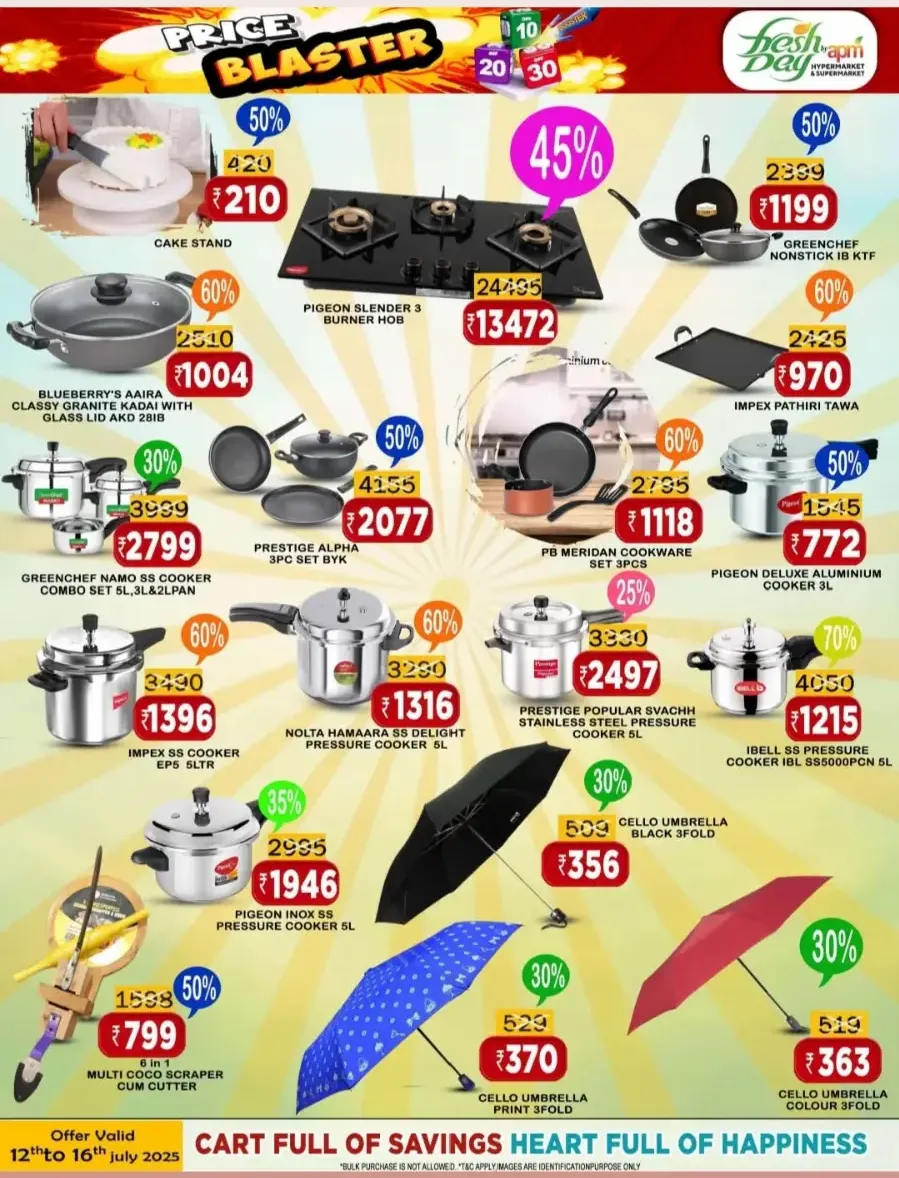 Price Blaster In Freshday Hypermarket Malappuram