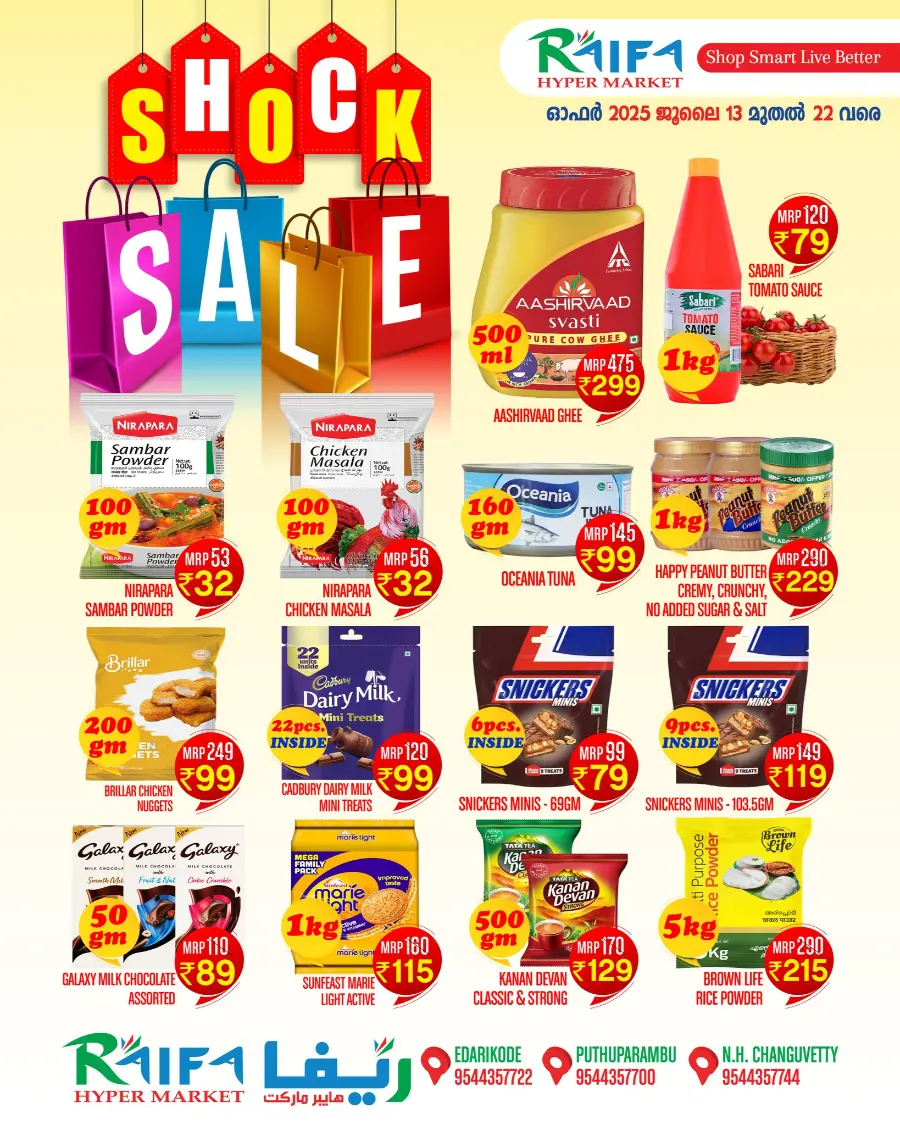 Shock Sale In Raifa Hypermarket Malappuram