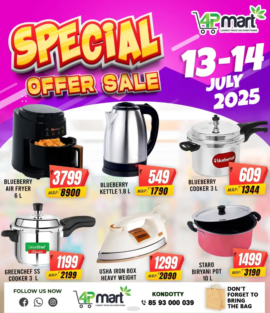 Special Offer In 4P Mart undefined