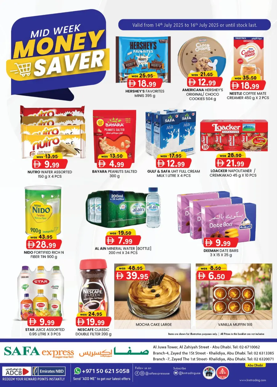 Mid Week Money Saver In SAFA Express Supermarket Abu Dhabi