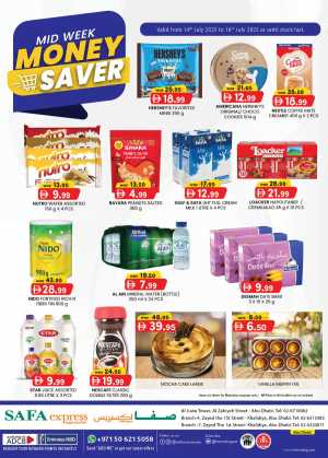Mid Week Money Saver In SAFA Express Supermarket Abu Dhabi