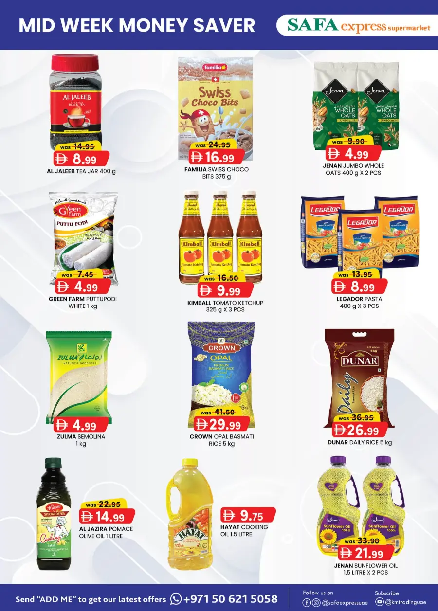 Mid Week Money Saver In SAFA Express Supermarket Abu Dhabi