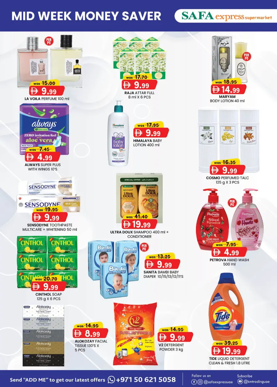 Mid Week Money Saver In SAFA Express Supermarket Abu Dhabi