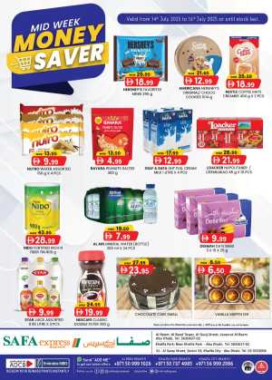 Mid Week Money Saver In SAFA Express Supermarket Abu Dhabi