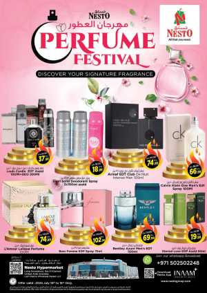 Perfume Festival In Nesto Hypermarket Ras al Khaimah