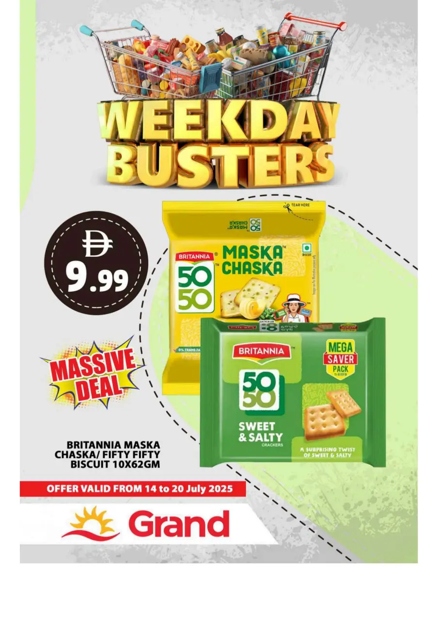 Week Day Busters In Grand Hypermarket Sharjah / Ajman