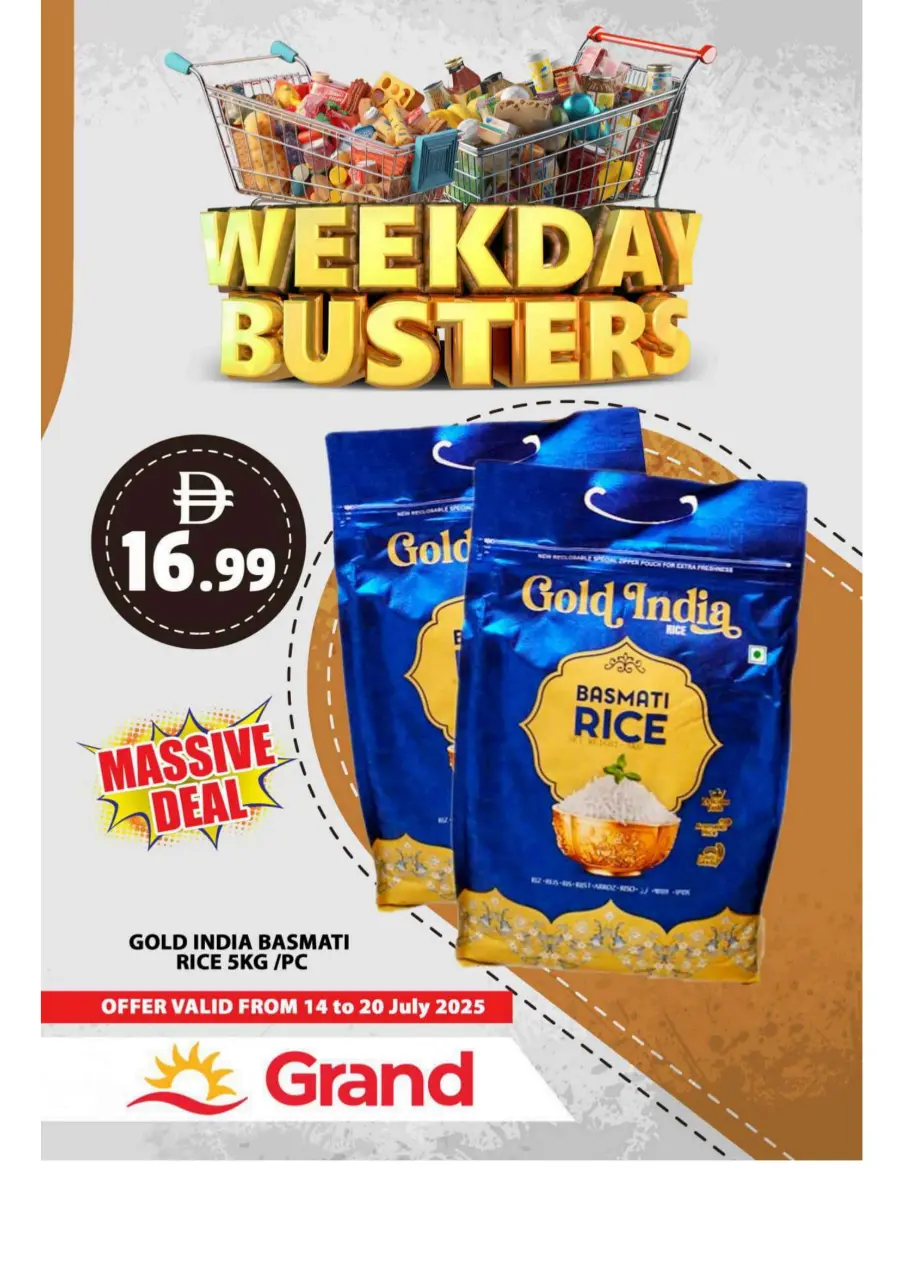 Week Day Busters In Grand Hypermarket Sharjah / Ajman