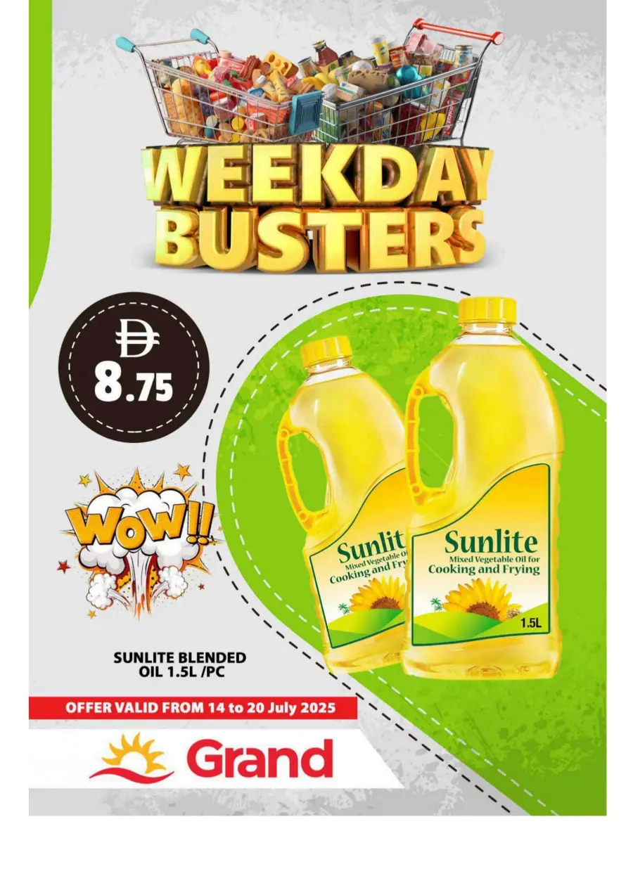 Week Day Busters In Grand Hypermarket Sharjah / Ajman