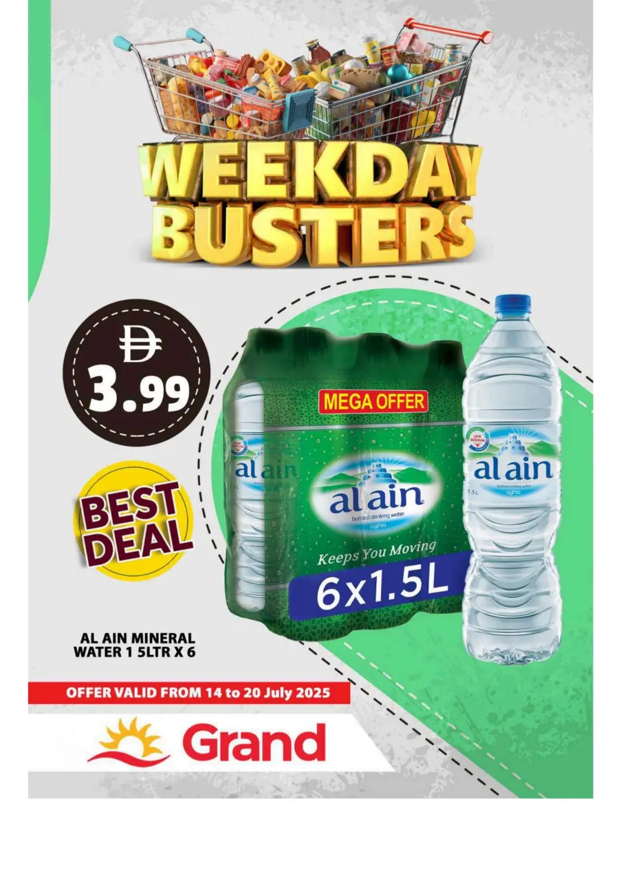 Week Day Busters In Grand Hypermarket Sharjah / Ajman