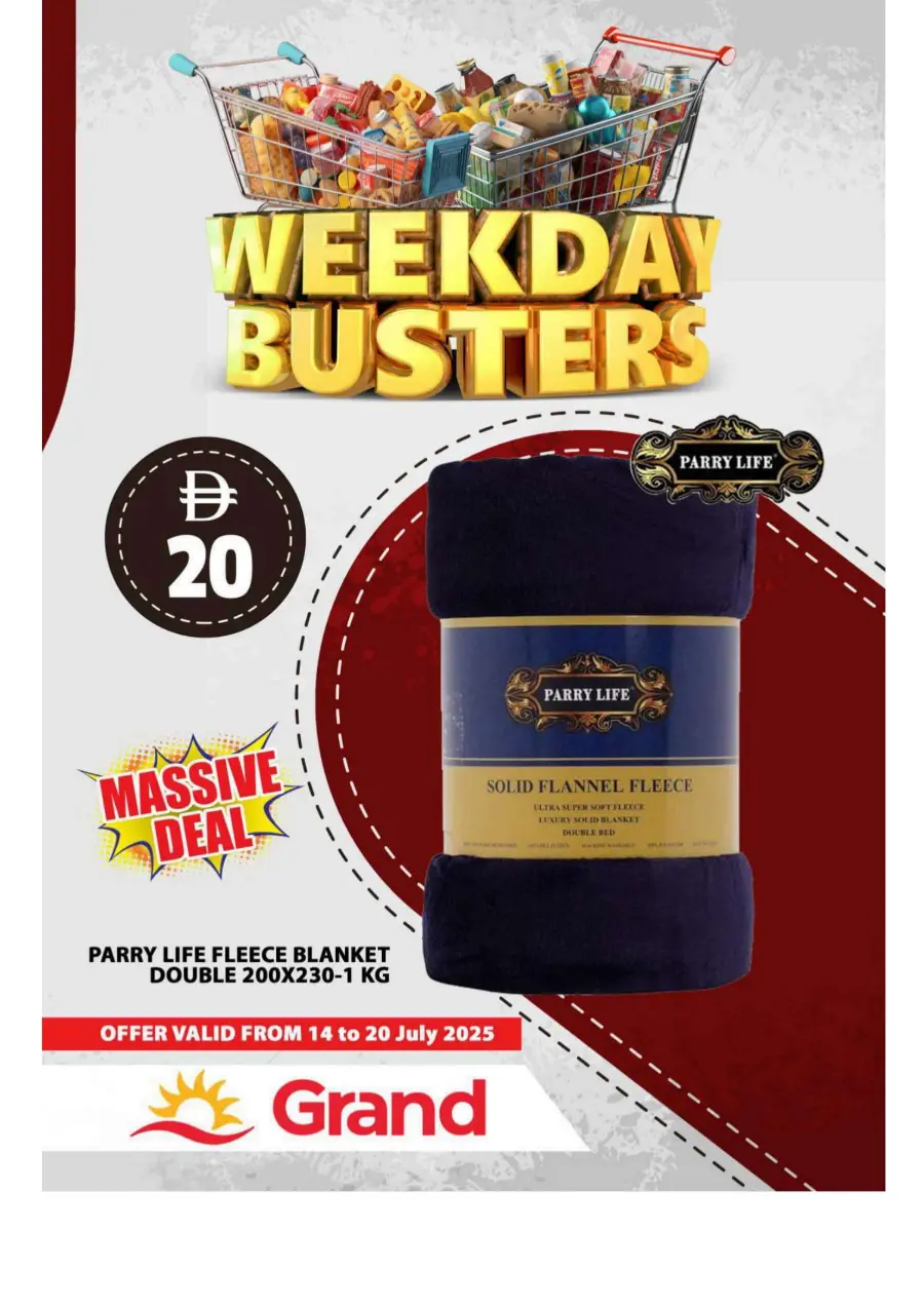 Week Day Busters In Grand Hypermarket Sharjah / Ajman