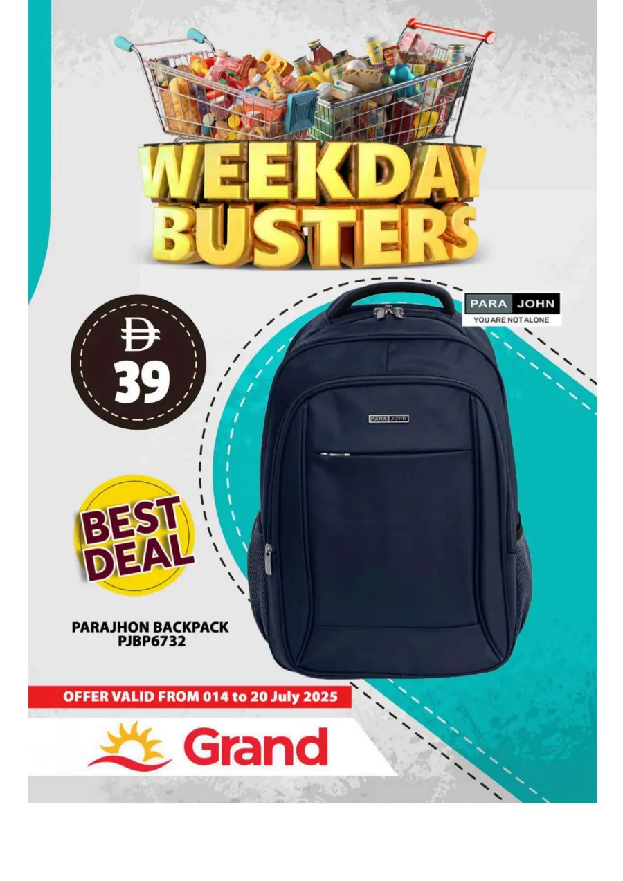 Week Day Busters In Grand Hypermarket Sharjah / Ajman