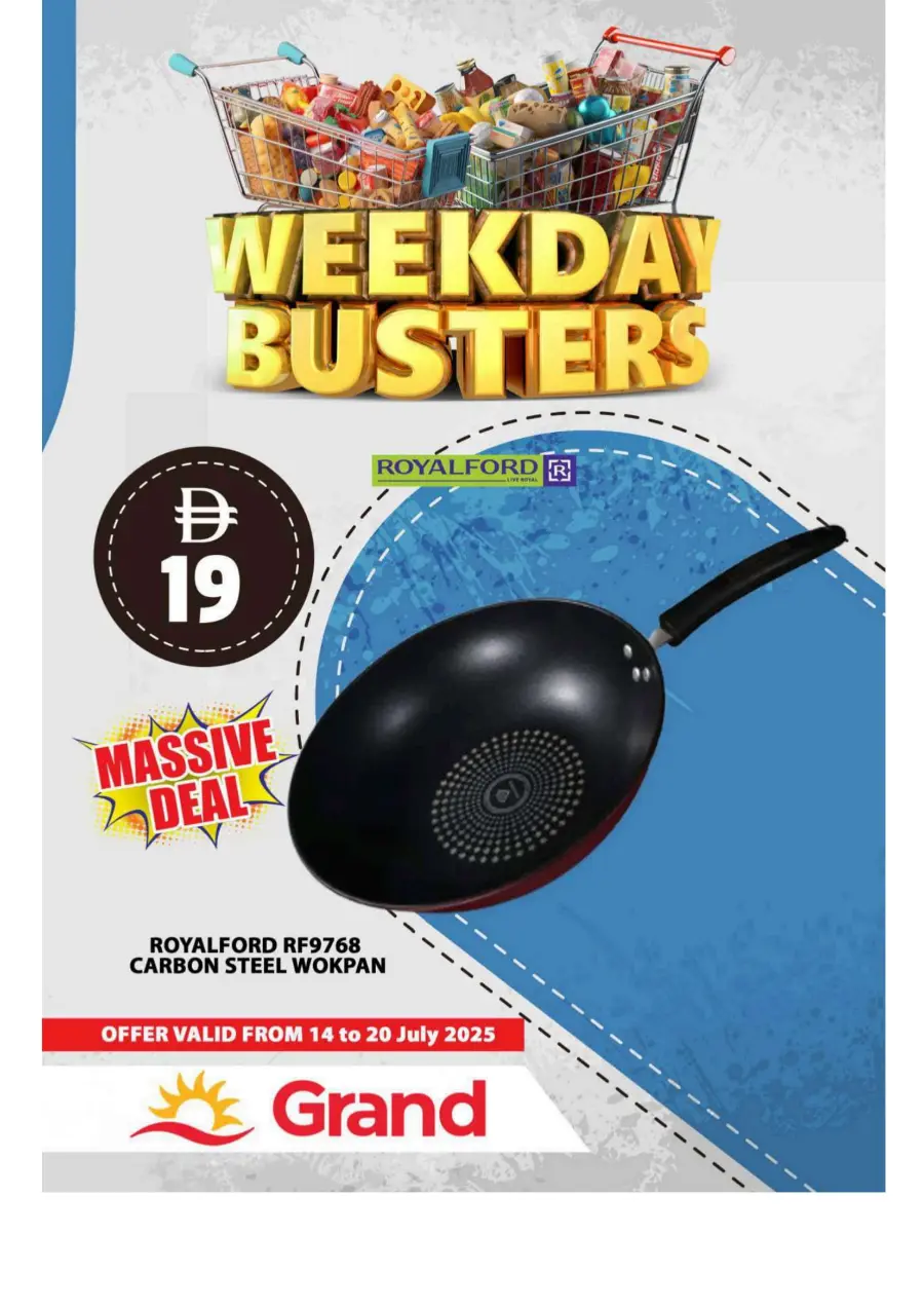 Week Day Busters In Grand Hypermarket Sharjah / Ajman