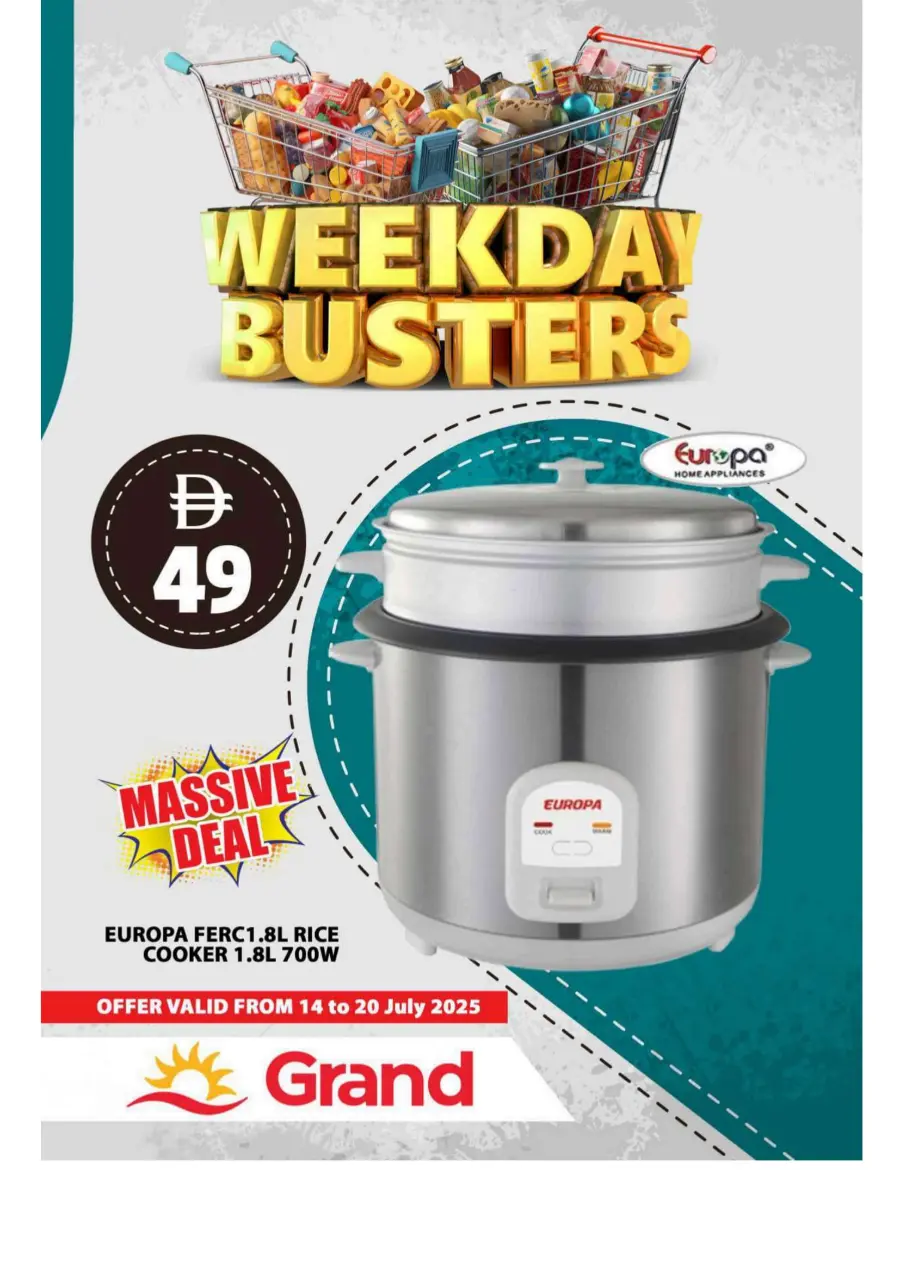 Week Day Busters In Grand Hypermarket Sharjah / Ajman