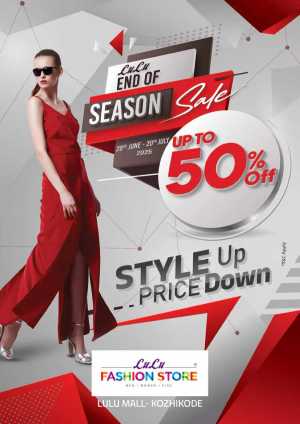 End Of Season Sale up To 50 % Off In Lulu Hypermarket Calicut