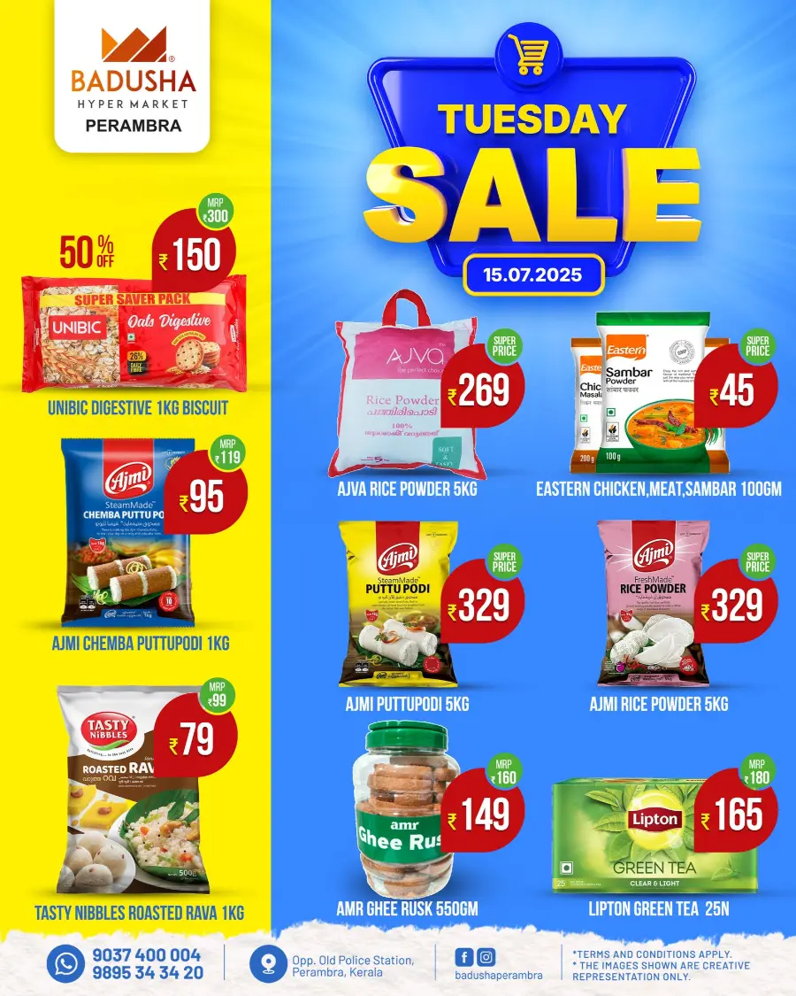 Tuesday Sale In Badusha Hypermarket Calicut