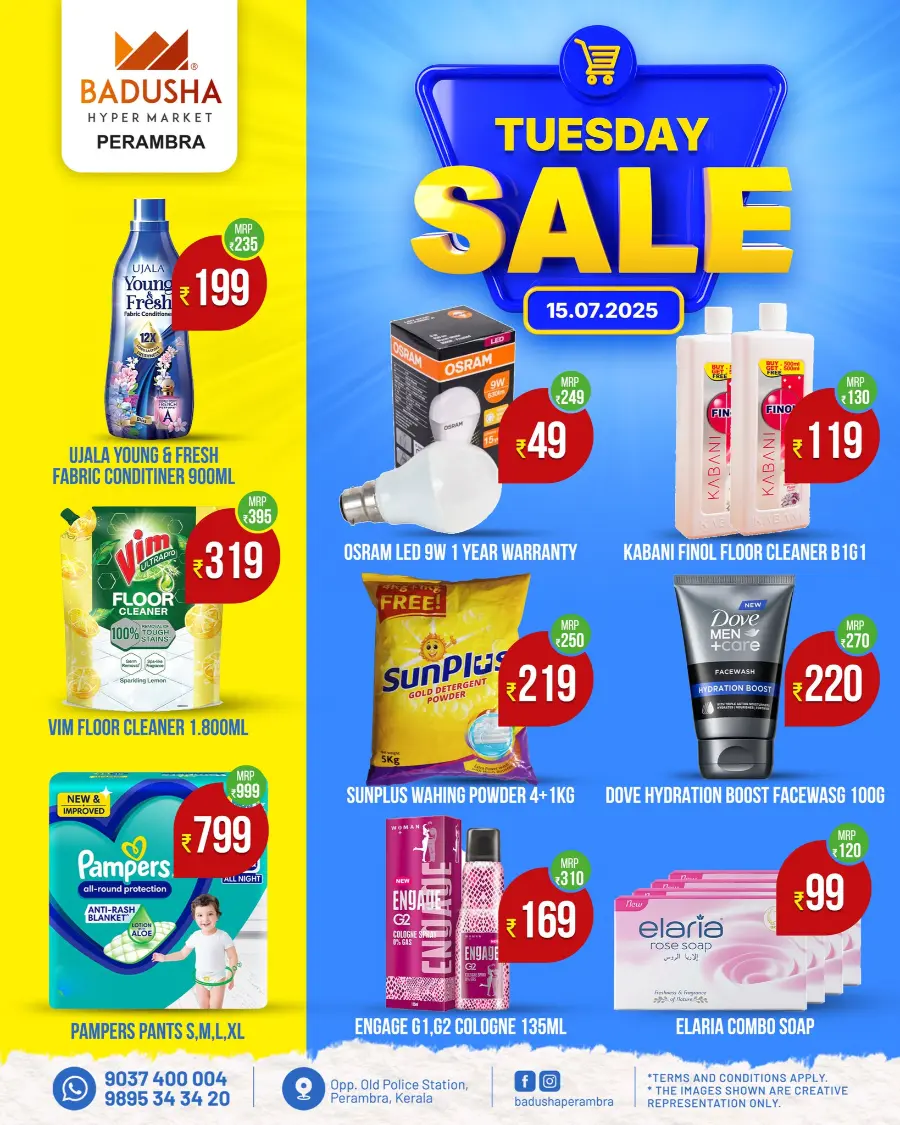 Tuesday Sale In Badusha Hypermarket Calicut
