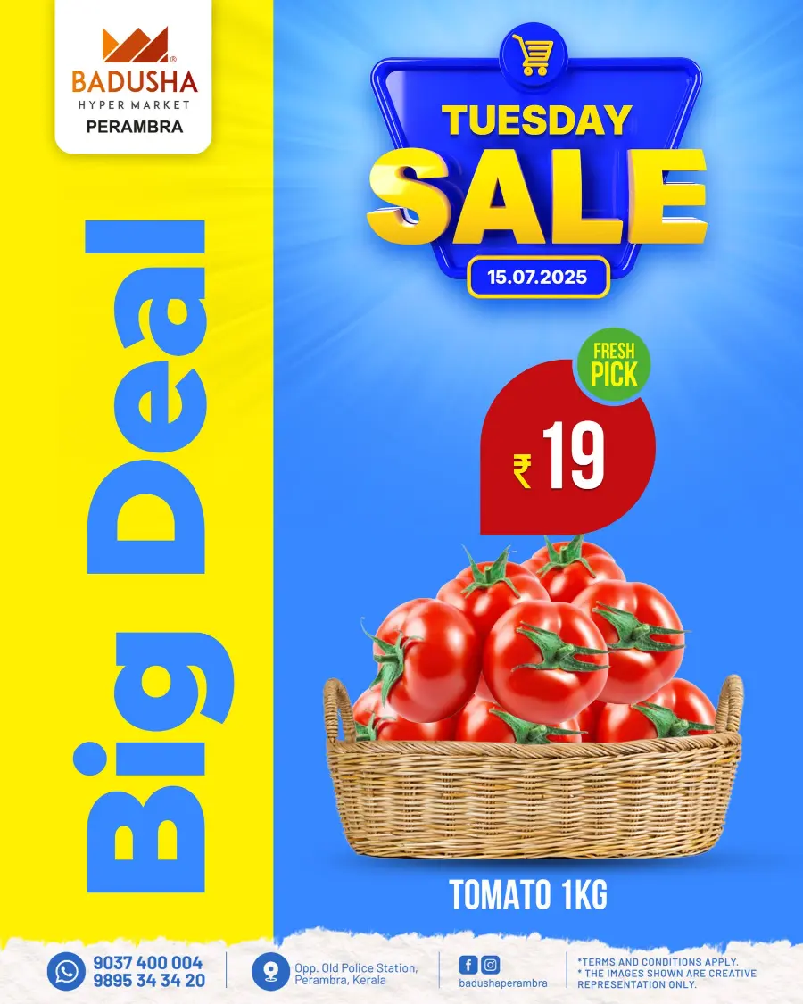 Tuesday Sale In Badusha Hypermarket Calicut