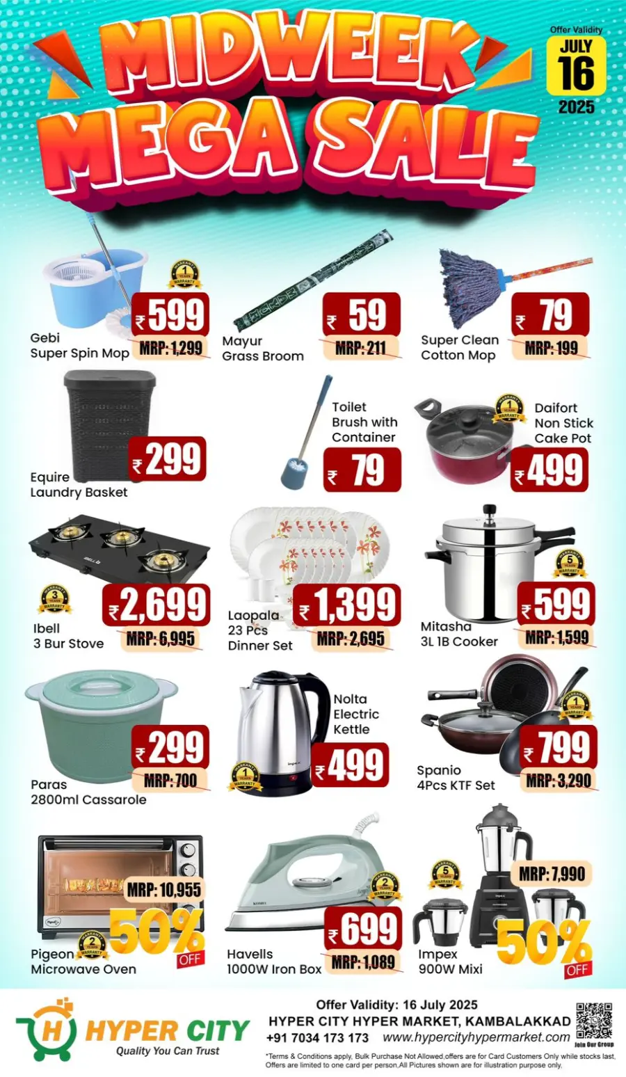 Mid Week Mega Sals In Hyper City Hypermarket undefined