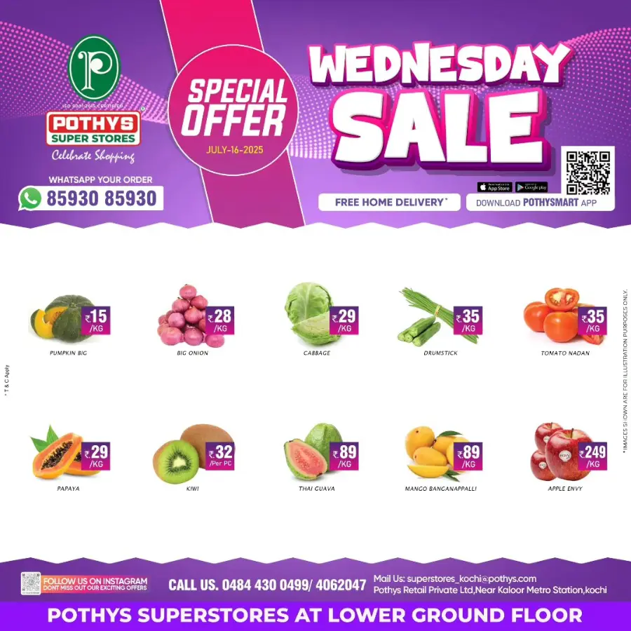 Wednesday Sale In Pothys Superstores Ernakulam